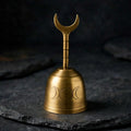 Moon Altar Bell 5 inch on dark slate